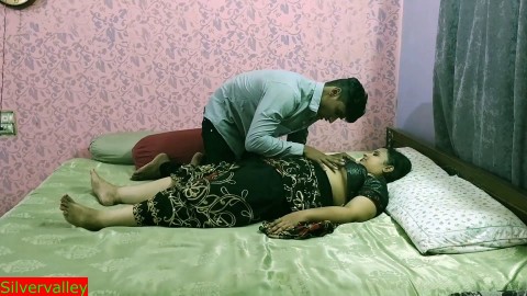 Indian hot teen best sex with his innocent sexy Bhabhi... Creampie on her face!! Real Indian hot sex