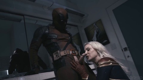 Wicked - Deadpool Fucks Captain Marvel Hard FULL SCENE - Kenzie Taylor