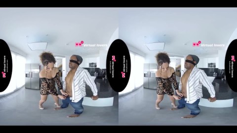 TSVirtuallovers VR - Shemale Interracial Blast