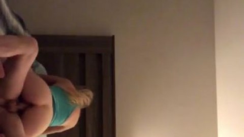 Blonde milf taking mase619 thick uncut dick! Eating my cock and cum.