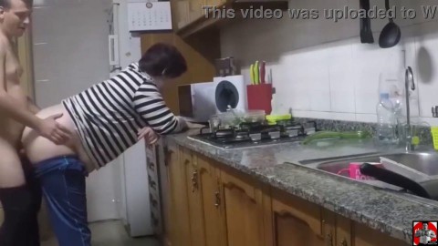 She has arrived from shopping and they fuck in the kitchen. Claudia Marie ctdx