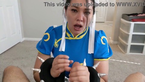 Just a facial - Chun Li gets covered in cum