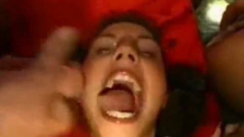 Noisy German Girl in Gangbang Pussy Bukkake