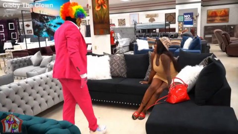 Furniture Salesman fucks customer inside the store