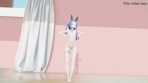 TYPE LO CHAN HENTAI MMD DANCE PLAYBOY COSTUME BLUE HAIR COLOR EDIT SMIXIX