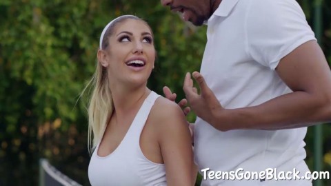 August Ames Fucks Big Black Coach