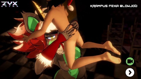 Fap Nights at Frenni's 0.1.7 | Krampus Fexa Blowjob