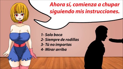 Tutorial para sissys. Como hacer una buena mamada. JOI CEI en español.