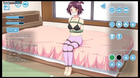 Bonds [ BDSM Hentai game ] Ep.3 lesbian roomates turning their classmates into BDSM pornstar