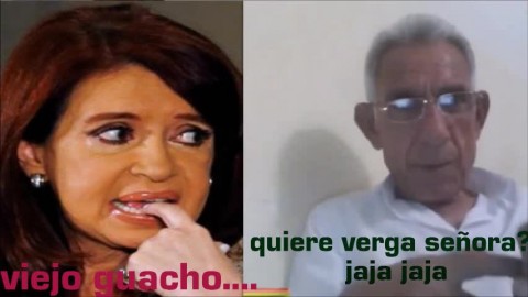 UN VIEJO CALIENTA A CRISTINA KIRCHNER. 