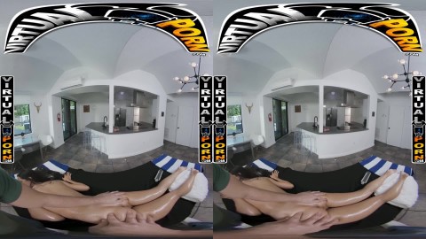 VIRTUAL PORN - A Good Time Massage For Freya Von Doom #POV big boobs