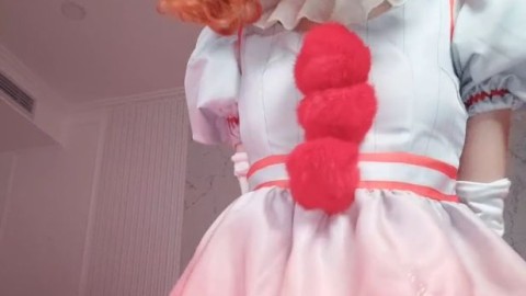 pennywise cosplay ai generated porn video